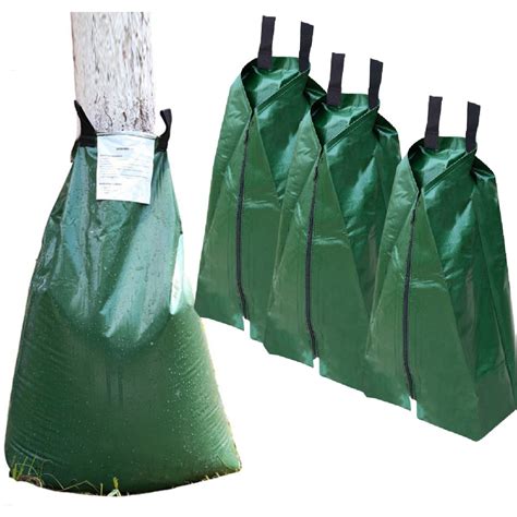 Trianu 20 Gallon Tree Watering Bags Reusable Heavy Duty Slow Release Water Bags For Trees