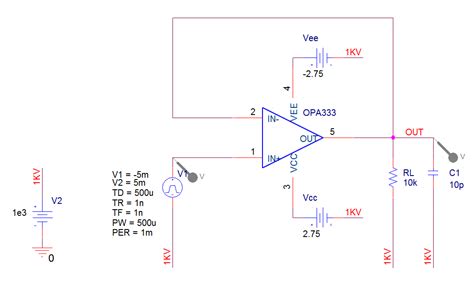 Convergence High Current Problems With Op Biased To Kv Pspice