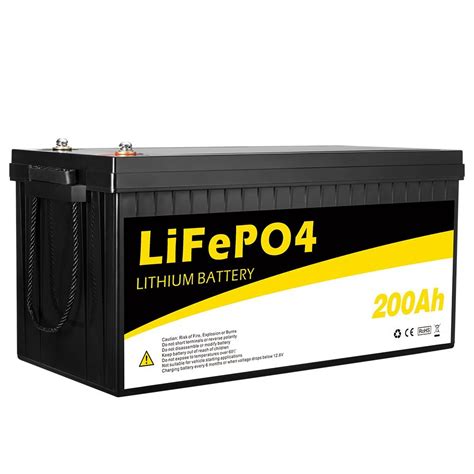 12v 200ah Lithium Battery Lifepo4 Phosphate Deep Cycle Agm Rechargeable