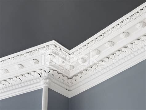 The second image from the top of this article is a good example of this type of cornice. Traditional Ceiling Cornice Moulding Stock Photos ...