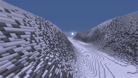 Snowy Mountains Minecraft Map