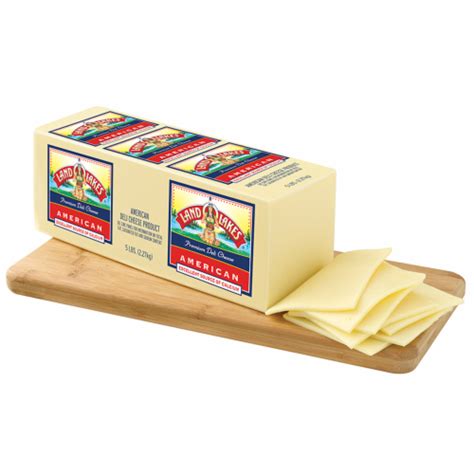 This is why many american cheese slices are yellow; Mariano's - Land O' Lakes White American Cheese, 1 lb