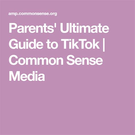 Guide to use learning feature at fsharetv. Parents' Ultimate Guide to TikTok in 2020 (With images ...
