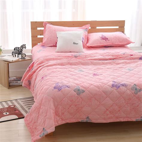 Winlife Cotton Bedspread Throws Blanket Thin Comforter Stiching Duvet