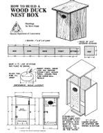 Make a side opening door for. Woodwork Plans For A Wood Duck House PDF Plans