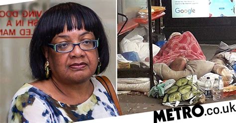 Diane Abbott Blames Tory Austerity After Homeless Man Dies In Bus Stop