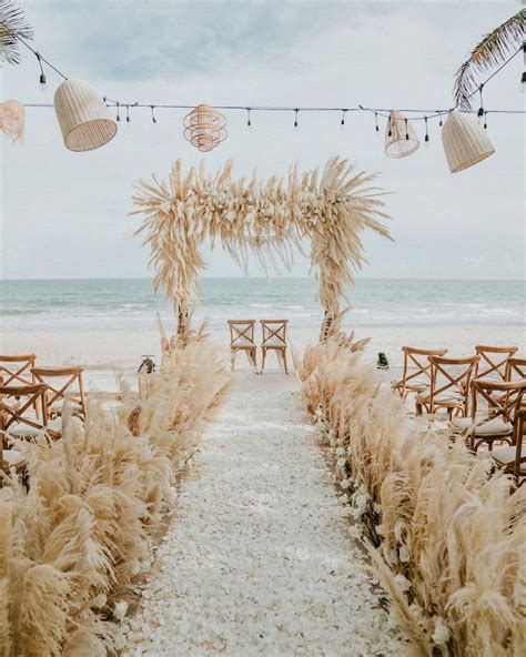 Boho Wedding Altar Beach Wedding Aisles Dream Beach Wedding Aisle