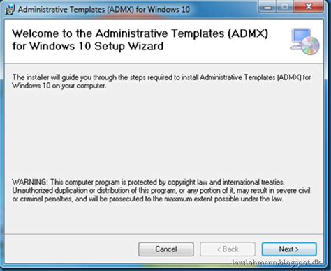 Administrative Templates Admx For Windows 10 Mindcore Techblog