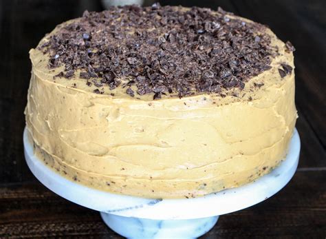 One Year Mocha Cake With Fudge Filling And Espresso