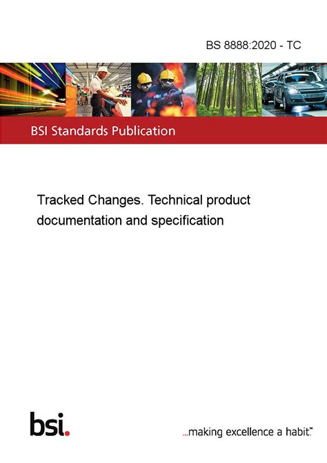 Bs 88882020 Tc Tracked Changes Technical Product Documentation And