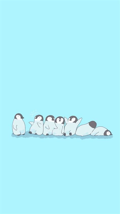 42 Minimalist Penguin Wallpaper