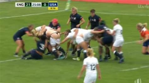 Womens Rugby World Cup Star Caught With Her Pants Down