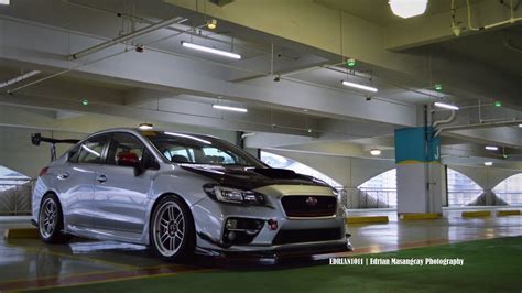 Tuned And Track Ready Subaru Wrx Sti In Car Meet Youtube