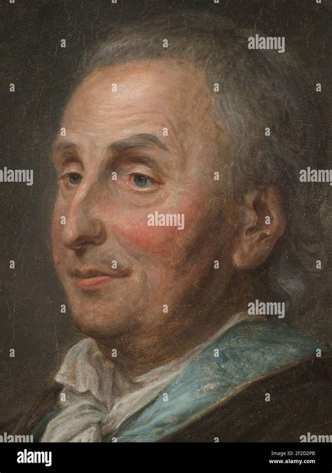 Portrait De Denis Diderot En Robe De Chambre Stock Photo Alamy