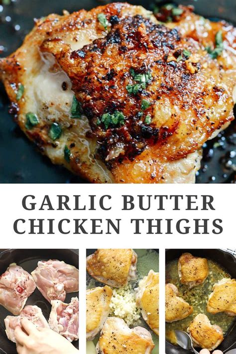 Garlic Butter Baked Chicken Thighs Artofit