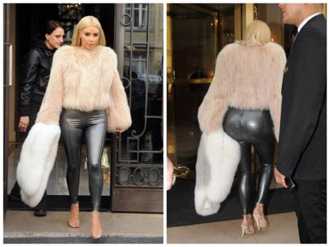 Kim Kardashian Goes Sandm In Seriously Tight Silver Latex Leggings