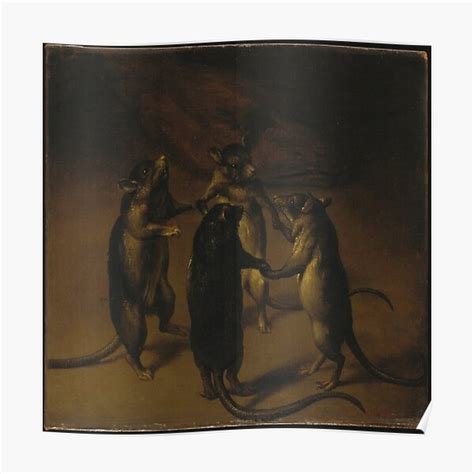 the dance of the rats by ferdinand van kessel poster for sale by arautocosmico redbubble