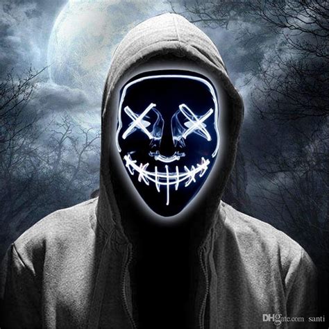 Led Light Up Mask Subzero Sound Reactive Cyberpunk Edc Rave Mask