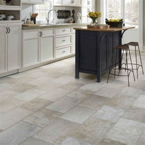 The large format will make your kitchen feel more spacious, and you can create a contemporary. Kitchen Vinyl Floor Tiles Ideas | Home Decor Ideas