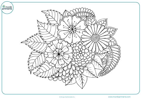 Seguimos con más dibujos sencillos y bonitos para realizar. Dibujos de Flores para Colorear 【Bonitas y Fáciles de Pintar】