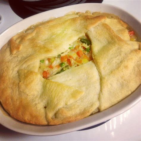 Topped with a variety of golden barbecue sauce gives this homemade chicken pot pie recipe an unexpected bold tang the whole family will love. The Best Healthy Chicken Pot Pie Recipe Weight Watchers ...
