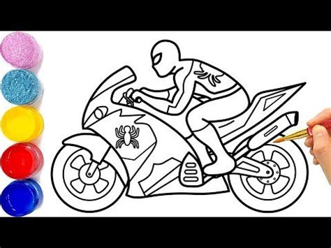Try these spiderman coloring pages to print and enjoy coloring with your child. Printable Spiderman Motorcycle Coloring Pages ...