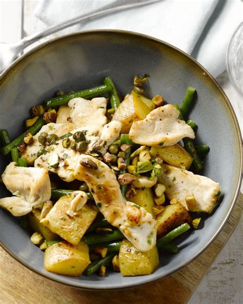 Kip Met Pistachenootjes En Gebakken Patatjes Recept Dagelijks Eten