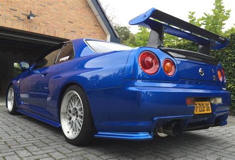 Nissan r34 gtt skyline gt style front lip jsai aero. NISSAN R34 MINES STYLE BOOT SPOILER - JSAI AERO