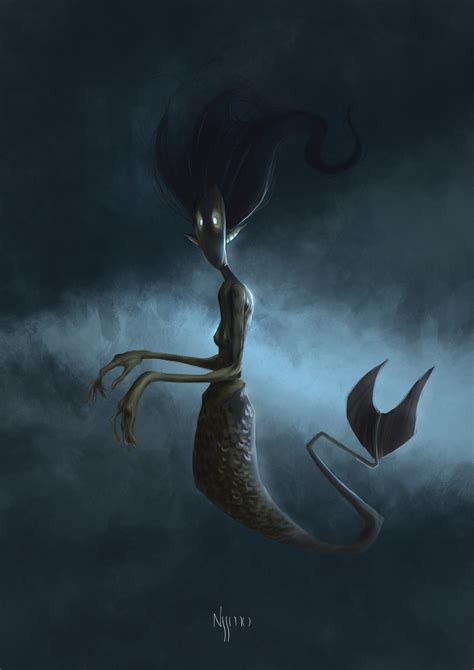 Artstation Creepy Mermaid