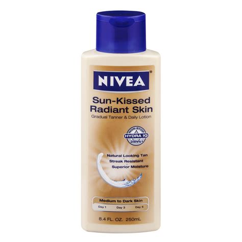 nivea sun kissed radiant skin gradual tan moisturizer 8 4 oz