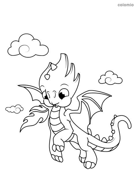 Fierce Dragon Coloring Pages Coloring Pages