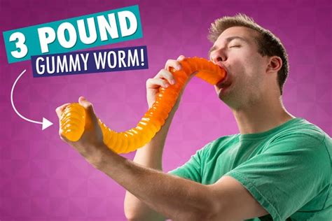 Giant 3 Pound Gummy Worm Weve Got The Largest Selection