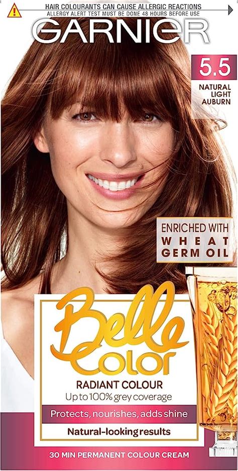 Garnier Belle Color 55 Natural Light Auburn Permanent Hair Dye