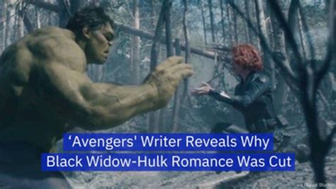 The Romance Between Hulk And Black Widow Was Cut Out Video Dailymotion