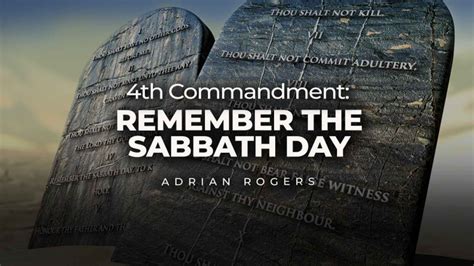 4th Commandment Remember The Sabbath Day Narrowpathministries
