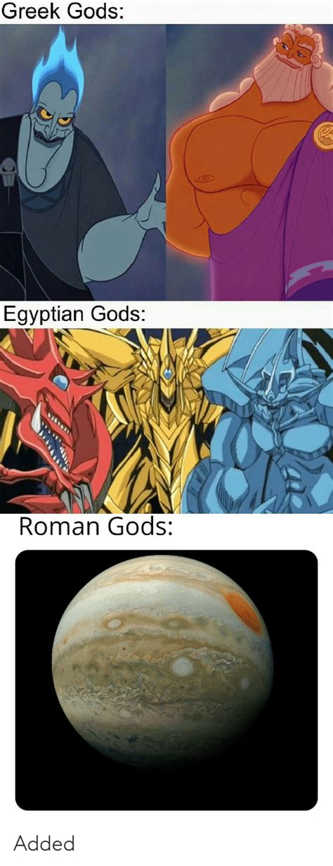 greek gods egyptian gods roman gods added dank meme on me me