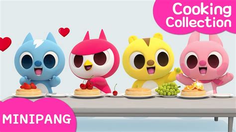 Learn Colors With Minipang 🍳cooking Collection Minipang Tv 3d Play