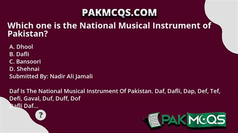 Which One Is The National Musical Instrument Of Pakistan Pakmcqs