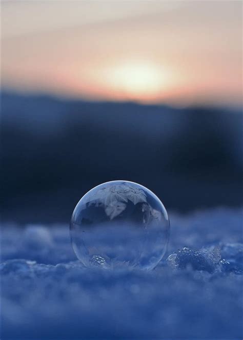 Soap Bubbles Frozen Frozen Bubble Eiskristalle Wintry Cold Ball