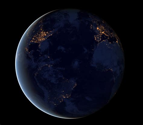 The Earth At Night Nasa Earth Observatorys Black Marble Images