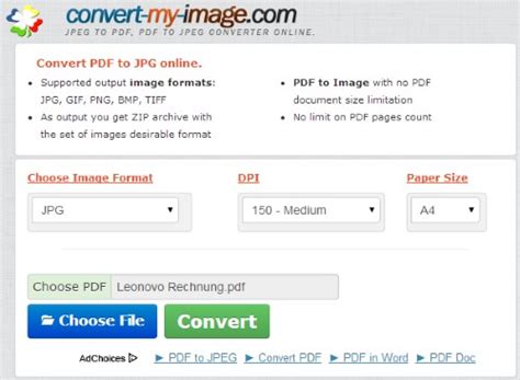 100 % kostenlos, sicher und einfach anzuwenden! PDF online in JPG umwandeln - CHIP