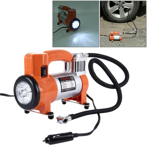 These inflators work with the battery from a cordless toolkit and can even be used to inflate other things, like air mattresses and bicycle tires. WM102-10 12V Air Pump with Gauge, Portable Metal Cylinder ...