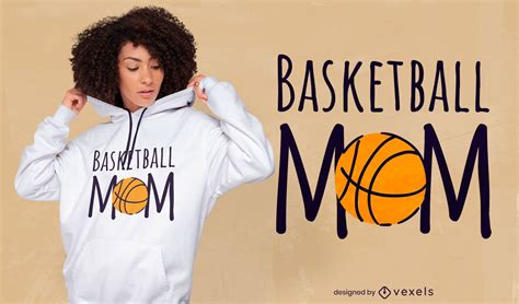 Basketball Sport Mom Quote T Shirt Design Vector Download