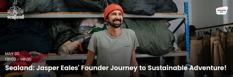 Book Tickets For Sealand Jasper Eales Founder Journey To Sustainable