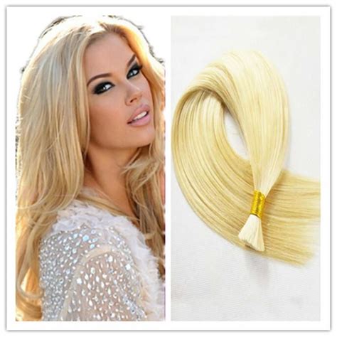 A Silky Straight Brazilian Blonde Virgin Hair Weave Bundles