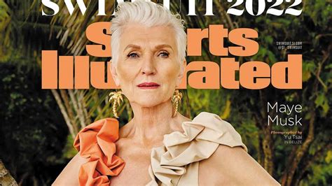 elon musk s mum becomes oldest ‘sports illustrated model oversixty