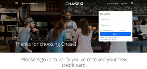 The following are the steps you will have to take to ensure the activation happens: www.chase.com/verifycard - Chase Card Activation Guide