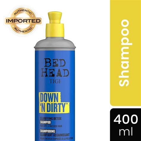 TIGI Bed Head Down N Dirty Clarifying Detox Shampoo For Revitalized