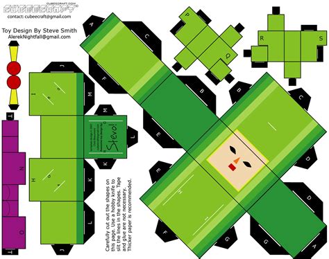 Ideas De Papercraft Imprimir Sobres Cubecraft Manualidades Hot Sex Picture