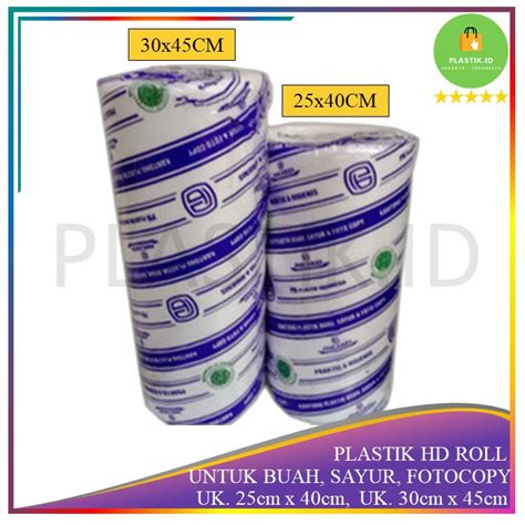 Jual Plastik Roll Buah Kantong Hd Sayur Fotocopy Pancabudi Uk 25x40
